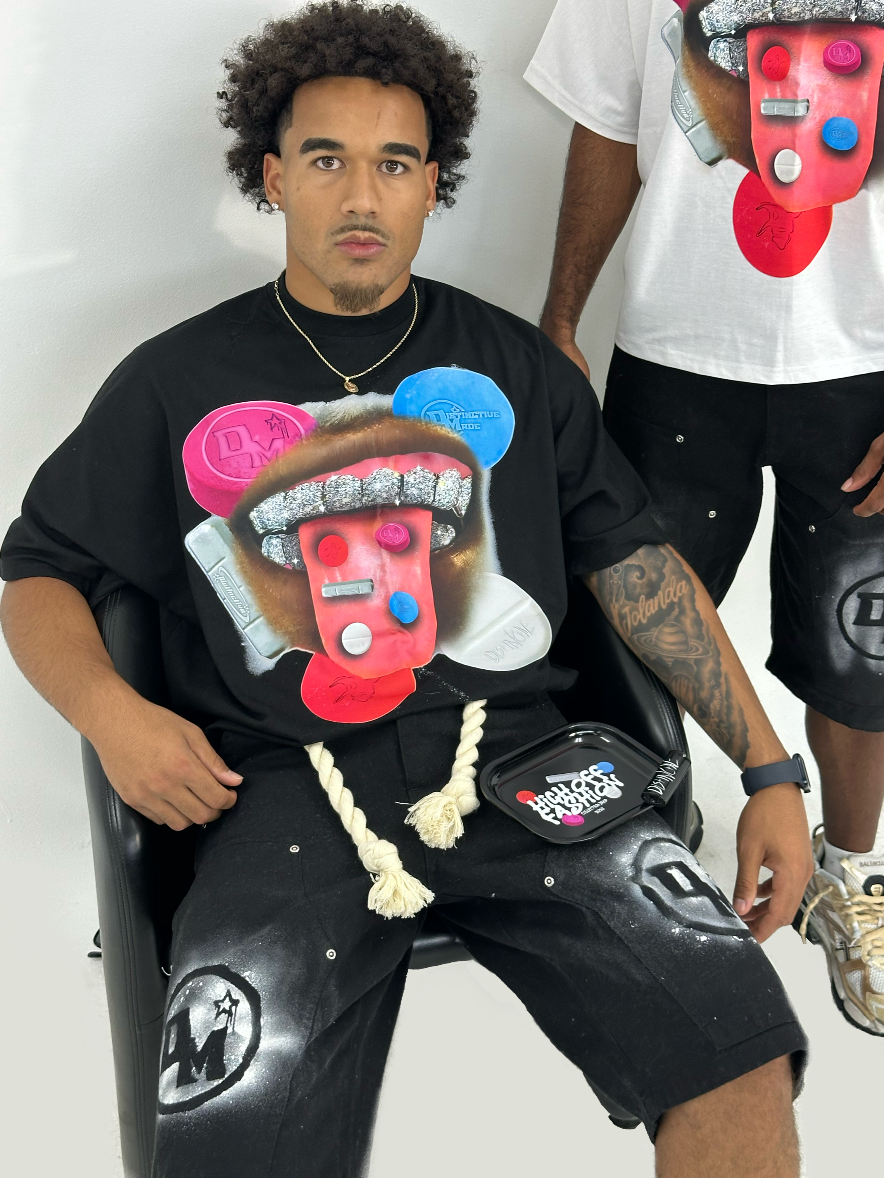 "High Off Fashion" Cropped Tshirt